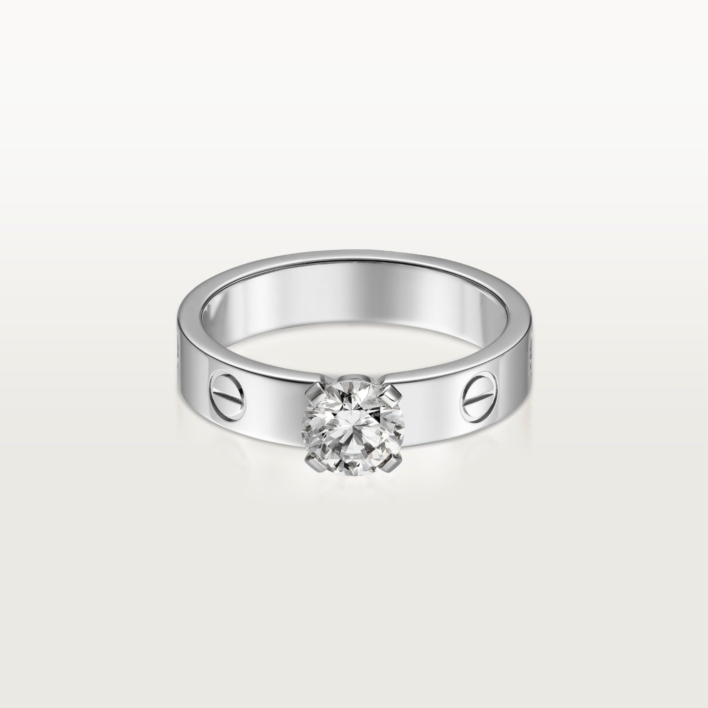 [Eterna Jewels]LOVE RING 3.6MM 1 BIG DIAMOND