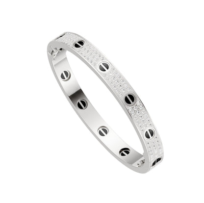 [Eterna Jewels]LOVE BRACELET 6.1MM DIAMOND-PAVED CERAMIC