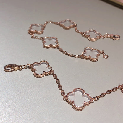 [Eterna Jewels]KLEEBKATT 5 MOTIV BERGKRISTALL-ARMBAND