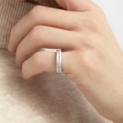[Eterna Jewels] ZERO 1 ONE-BAND PAVÉ-DIAMANTEN AUF SPIRALRING