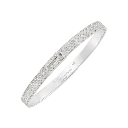 [Eterna Jewels]HM KELLY ARMREIF IN SILBER UND VOLLSTÄNDIGEM PAVE DIAMANT