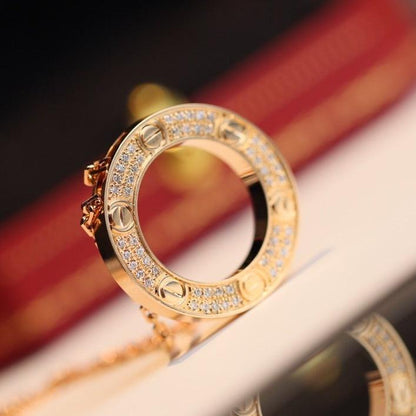 [Eterna Jewels]ラヴネックレス アジャスタブル ローズゴールド