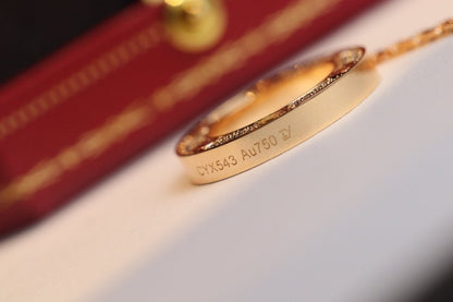 [Eterna Jewels]ラヴネックレス アジャスタブル ローズゴールド
