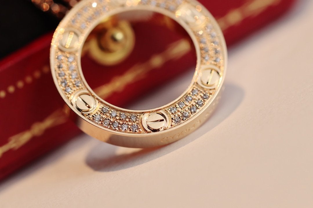 [Eterna Jewels]ラヴネックレス アジャスタブル ローズゴールド