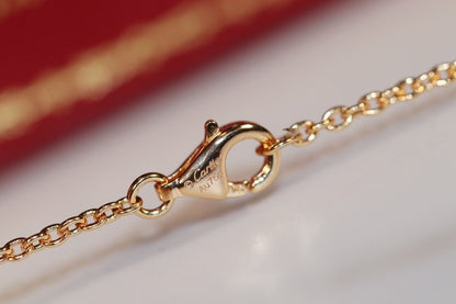 [Eterna Jewels]LOVE-HALSKETTE ROSÉGOLD UND SILBER