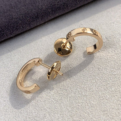 [Eterna Jewels]LOVE OHRRINGE 2.65MM ROSÉGOLD