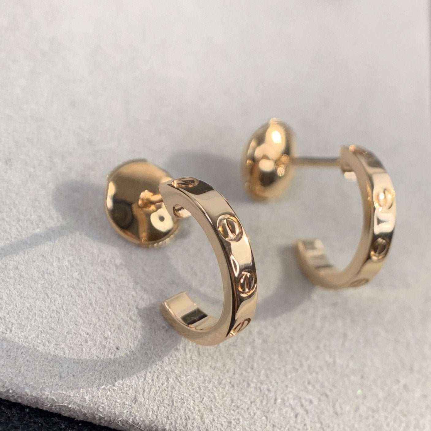 [Eterna Jewels]LOVE OHRRINGE 2.65MM ROSÉGOLD