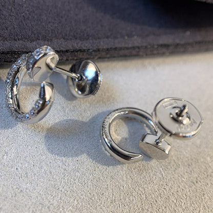 [Eterna Jewels]JUSTE EARRINGS SILVER DIAMONDS