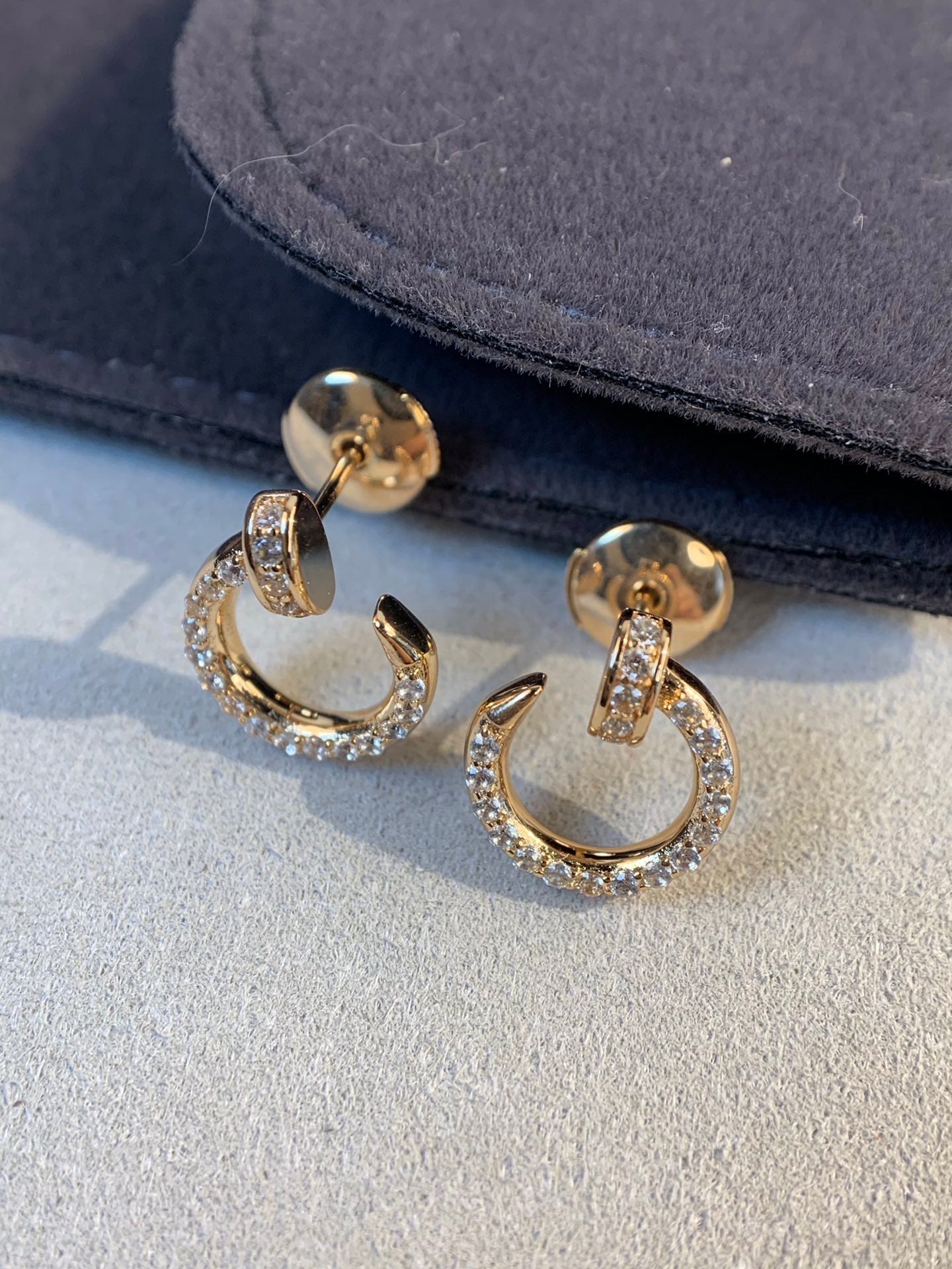 [Eterna Jewels]JUSTE OHRRINGE GOLD DIAMANTEN