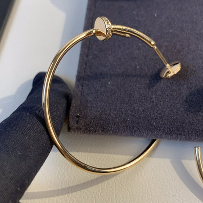 [Eterna Jewels]JUSTE OHRRINGE GOLD DIAMANTEN 1.8MM