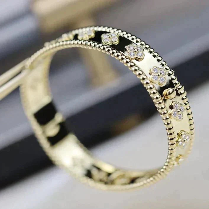 [エテルナ ジュエルズ]クローバー ブレスレット 8MM ダイヤモンド