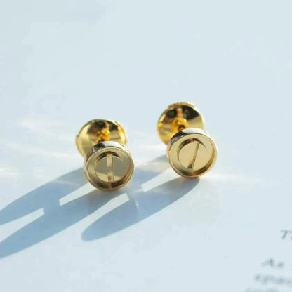 [Eterna Jewels]LOVE EARRINGS GOLD 10MM