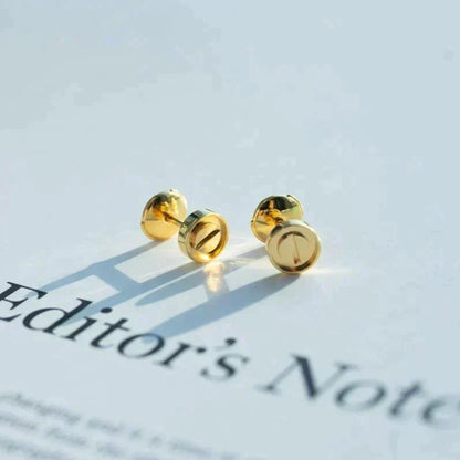[Eterna Jewels]LOVE EARRINGS GOLD 10MM