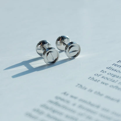 [Eterna Jewels]LOVE EARRINGS SILVER 10MM