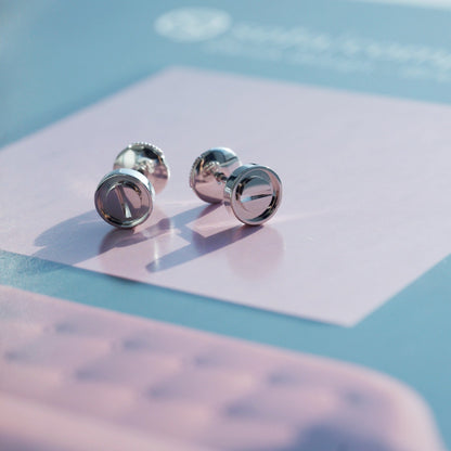 [Eterna Jewels]LOVE EARRINGS SILVER 10MM