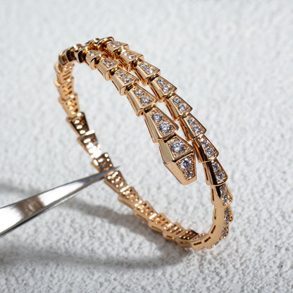 [Eterna Jewels]SERPENTI ARMREIF 6.8MM ROSÉGOLD DIAMANT