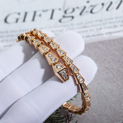 [Eterna Jewels]SERPENTI ARMREIF 6.8MM ROSÉGOLD DIAMANT