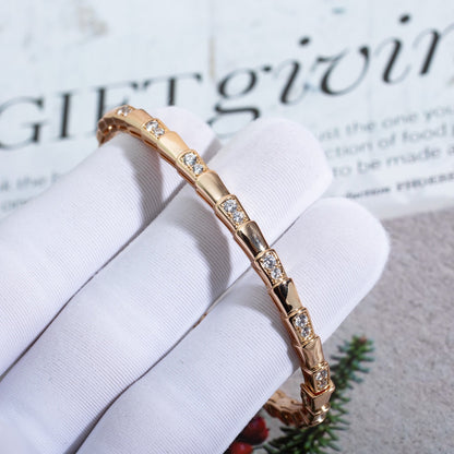 [Eterna Jewels]SCHLANGENARMBAND ROSÉGOLD DIAMANT