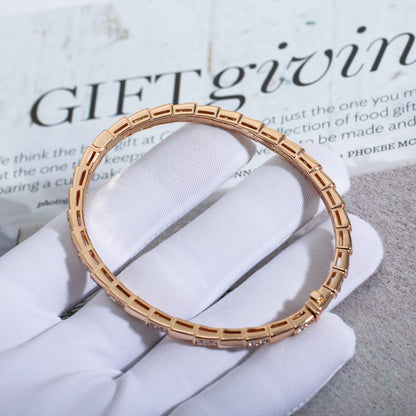 [Eterna Jewels]SCHLANGENARMBAND ROSÉGOLD DIAMANT