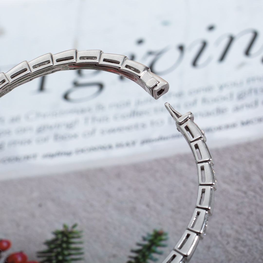 [Eterna Jewels]SCHLANGENARMBAND SILBER DIAMANT