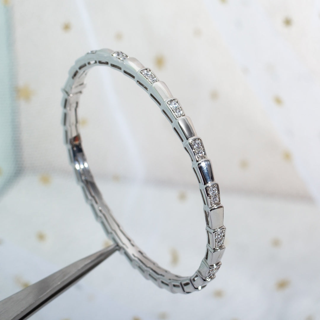 [Eterna Jewels]SCHLANGENARMBAND SILBER DIAMANT