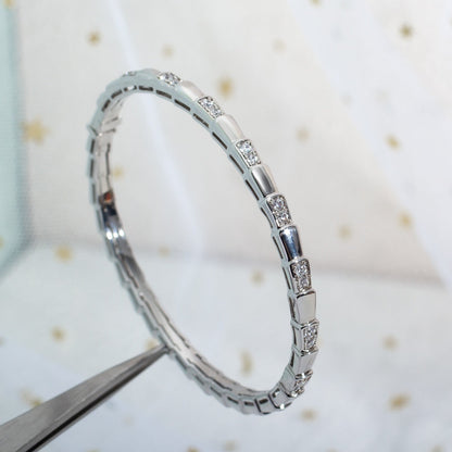 [Eterna Jewels]SCHLANGENARMBAND SILBER DIAMANT