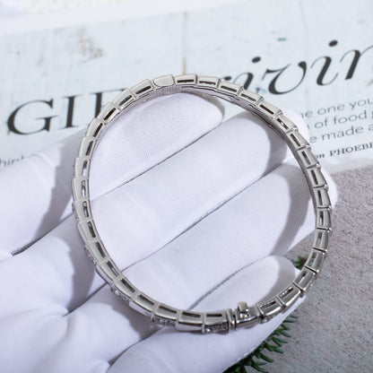[Eterna Jewels]SCHLANGENARMBAND SILBER DIAMANT