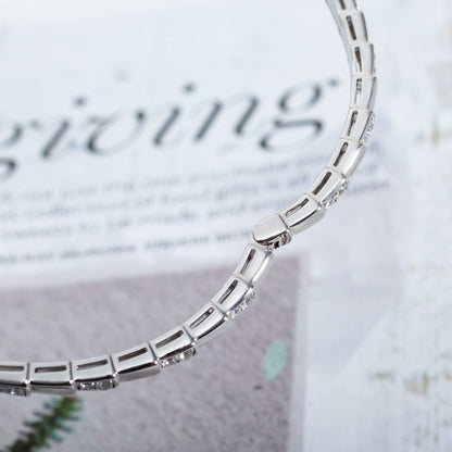 [Eterna Jewels]SCHLANGENARMBAND SILBER DIAMANT