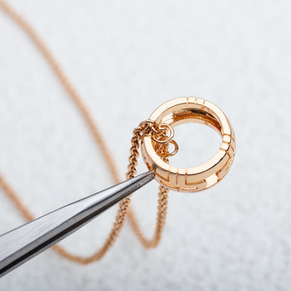 [Eterna Jewels] PARENTESI HALSKETTE ROSÉGOLD