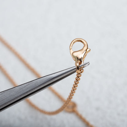 [Eterna Jewels] PARENTESI HALSKETTE ROSÉGOLD