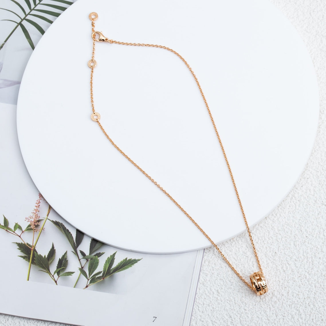 [Eterna Jewels] PARENTESI HALSKETTE ROSÉGOLD