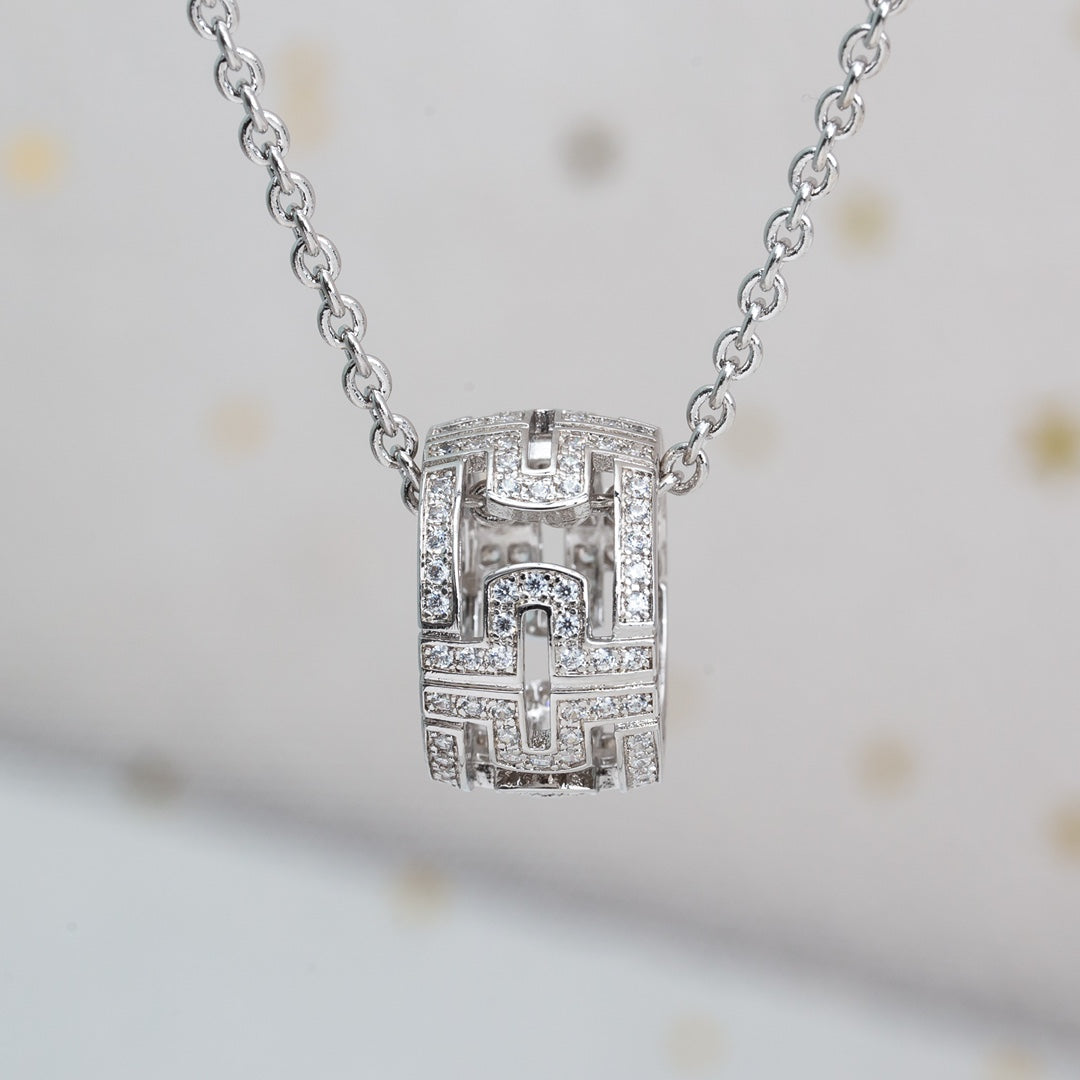 [Eterna Jewels]PARENTESI HALSKETTE SILBER DIAMANT