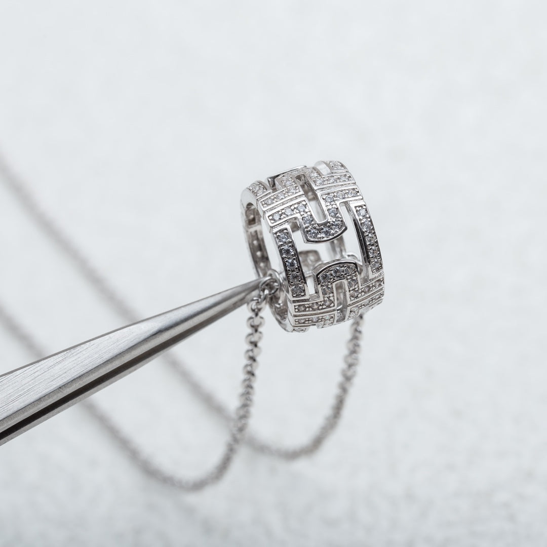 [Eterna Jewels]PARENTESI HALSKETTE SILBER DIAMANT