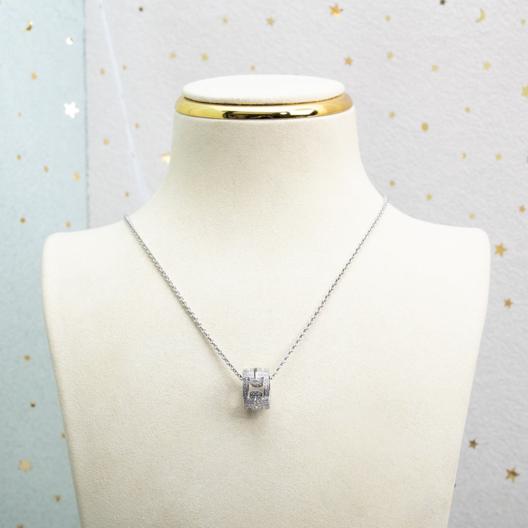 [Eterna Jewels]PARENTESI HALSKETTE SILBER DIAMANT