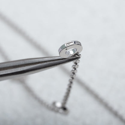 [Eterna Jewels]PARENTESI HALSKETTE SILBER DIAMANT