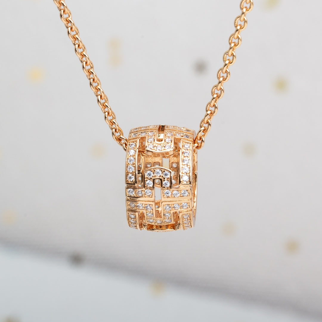 [Eterna Jewels] PARENTESI HALSKETTE ROSÉGOLD DIAMANT