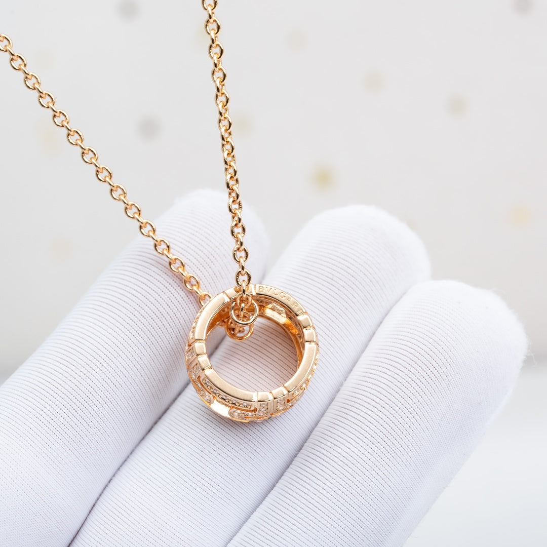 [Eterna Jewels] PARENTESI HALSKETTE ROSÉGOLD DIAMANT