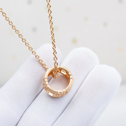 [Eterna Jewels] PARENTESI HALSKETTE ROSÉGOLD DIAMANT