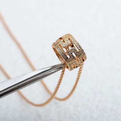 [Eterna Jewels] PARENTESI HALSKETTE ROSÉGOLD DIAMANT