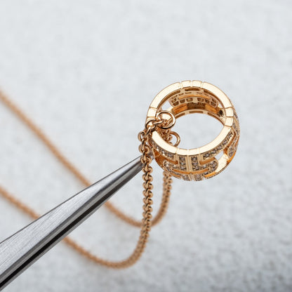 [Eterna Jewels] PARENTESI HALSKETTE ROSÉGOLD DIAMANT