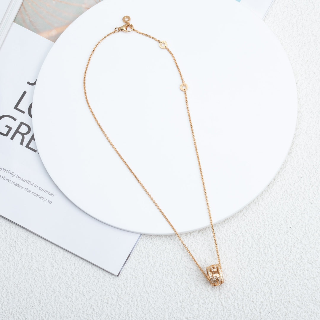 [Eterna Jewels] PARENTESI HALSKETTE ROSÉGOLD DIAMANT