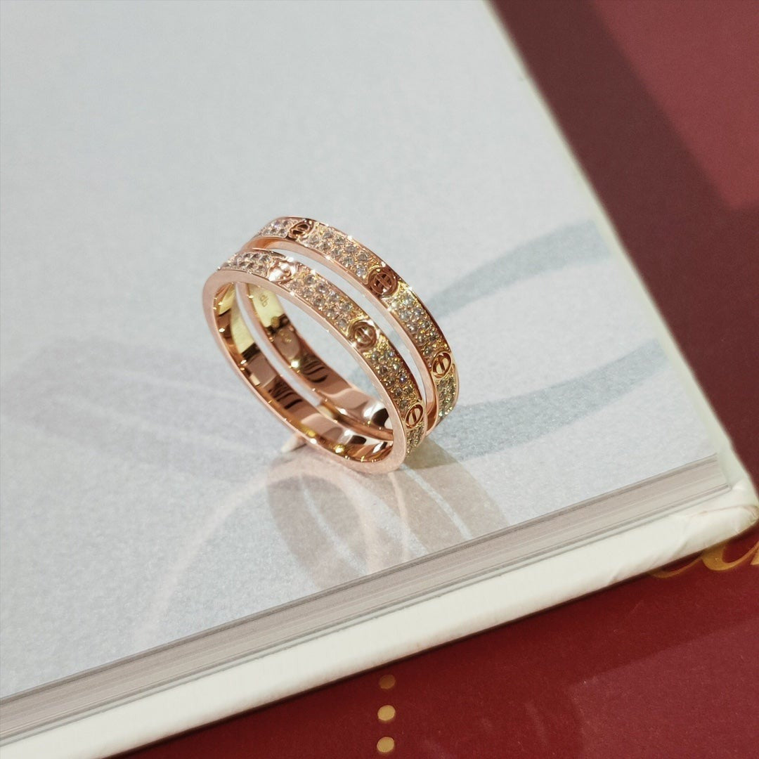 [Eterna Jewels]LOVE RING 2.65MM DIAMOND
