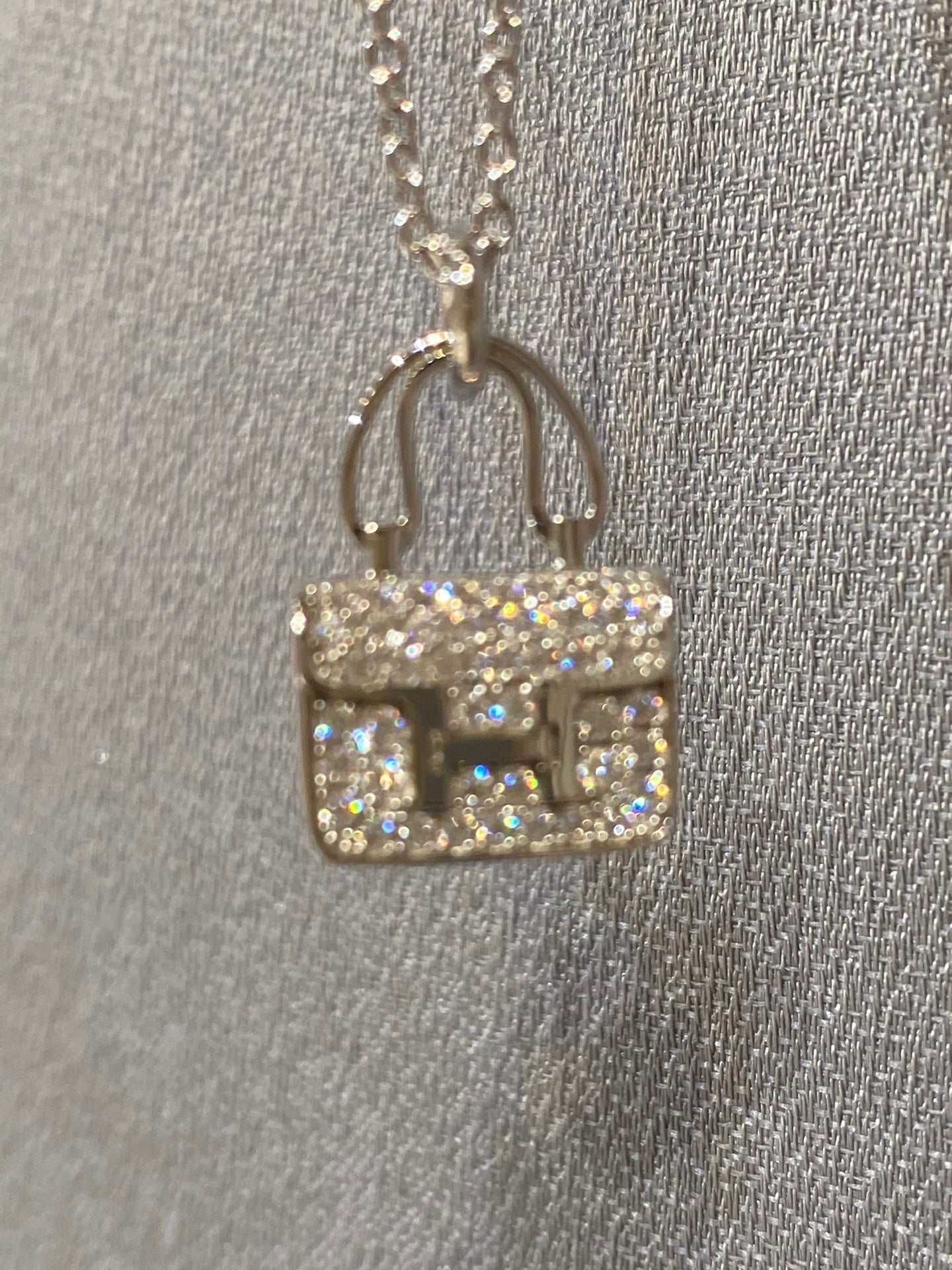 [Eterna Jewels]CONSTANCE ANHÄNGER DIAMANTENHALSKETTE
