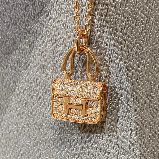 [Eterna Jewels]CONSTANCE ANHÄNGER DIAMANTENHALSKETTE