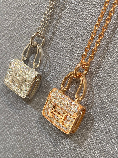 [Eterna Jewels]CONSTANCE ANHÄNGER DIAMANTENHALSKETTE