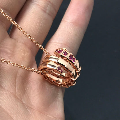 [Eterna Jewels]SCHLANGEN-ANHÄNGER-HALSKETTE