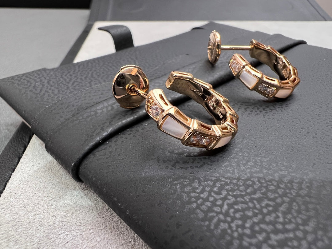 [Eterna Jewels]SERPENTI MOP ROSÉGOLD-OHRRINGE