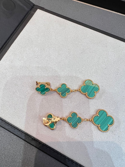 [Eterna Jewels]KLEE MALACHIT 3 MOTIVE GOLD