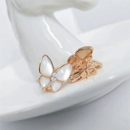 [Eterna Jewels]SCHMETTERLING MOP DIAMANT OHRRINGE