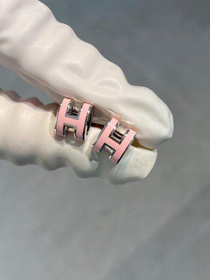[Eterna Jewels]MINI POP H SILBEROHRRINGE ROSA